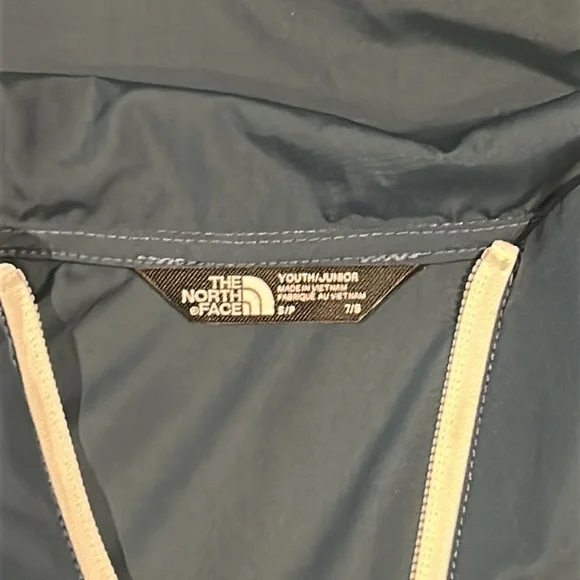 The North Face Kid 7/8 Fanorak Jacket Jaiden Green Valley Block Print Fanny Pac - Picture 5 of 8